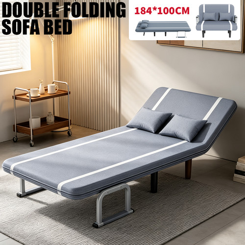 Double fabric sofa - bed, sleeper