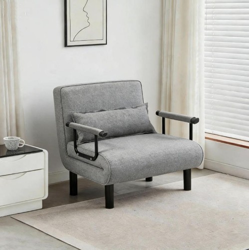 Single fabric sofa bed - fabric,