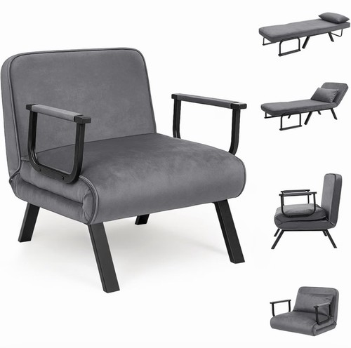 4in folding single sofa - 4in,
