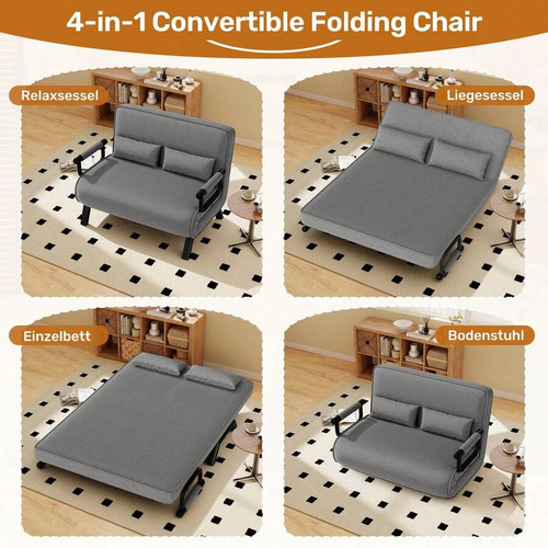 Folding sofa bed 3in1 - sofa,