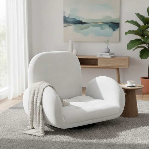 Folding sofa chair - chair, white