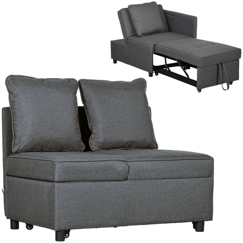 Homcom folding sleeper sofa - homcom,