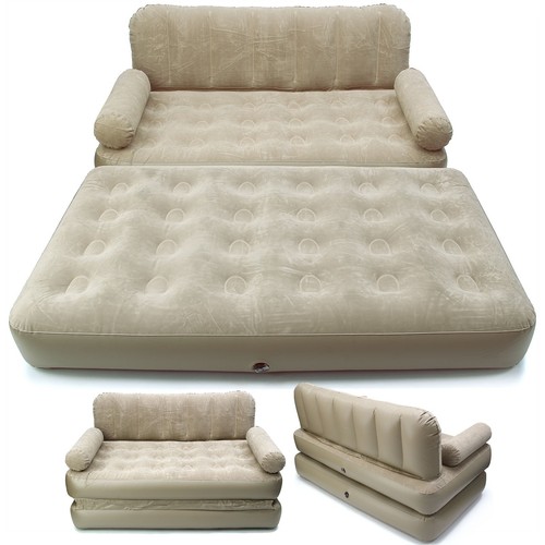 Inflatable sofa bed - inflatable, 2-in-1