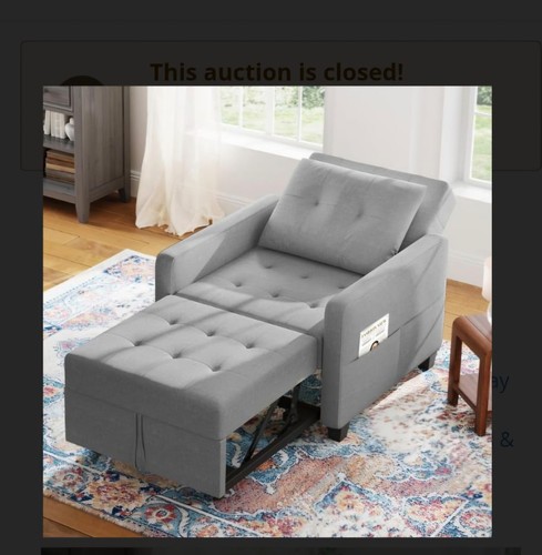 Folding sofa bed pull - bed, out