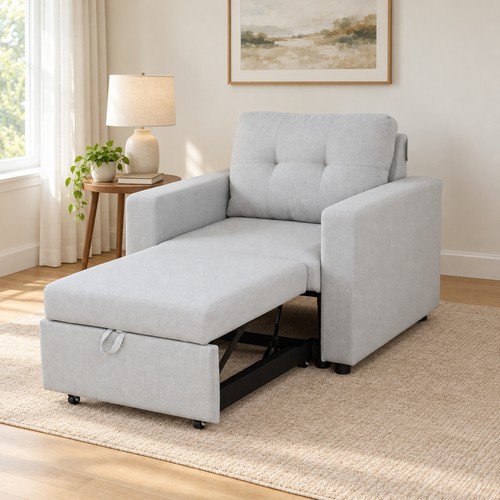 Pull out sleeper chair - chair, bed